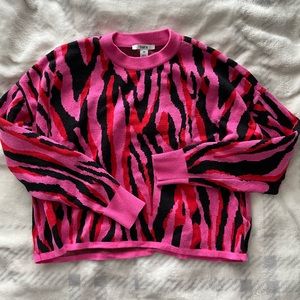 Tiger print sweater